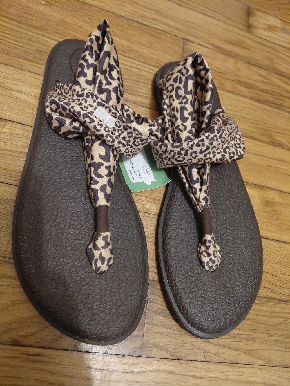 Yoga Sling Cheetah Print Sanuk Sandals